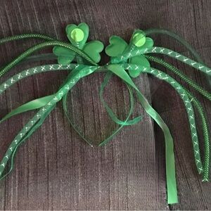 Green Shamrock Headband